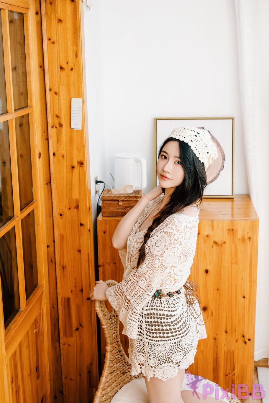 Cosplayer every year Nnian hibiscus flower PixiBB.COM 007