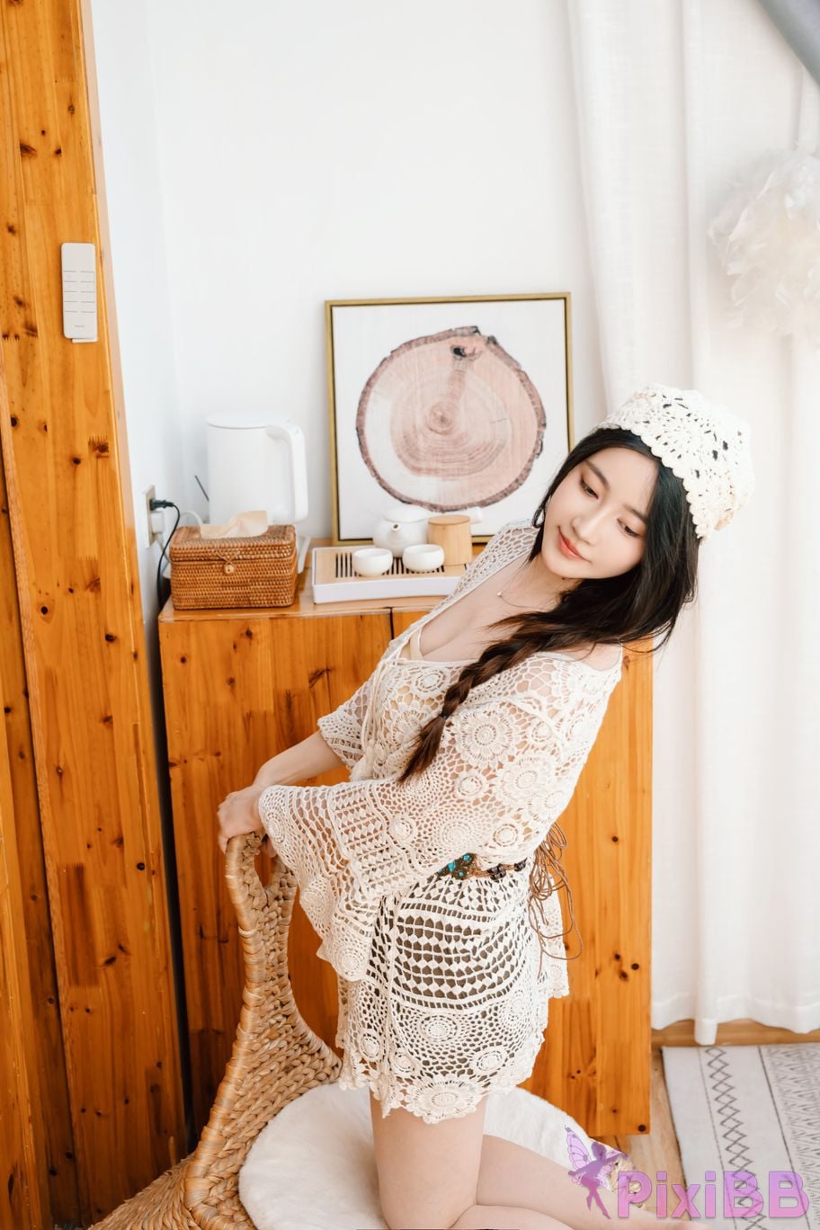 Cosplayer every year Nnian hibiscus flower PixiBB.COM 008