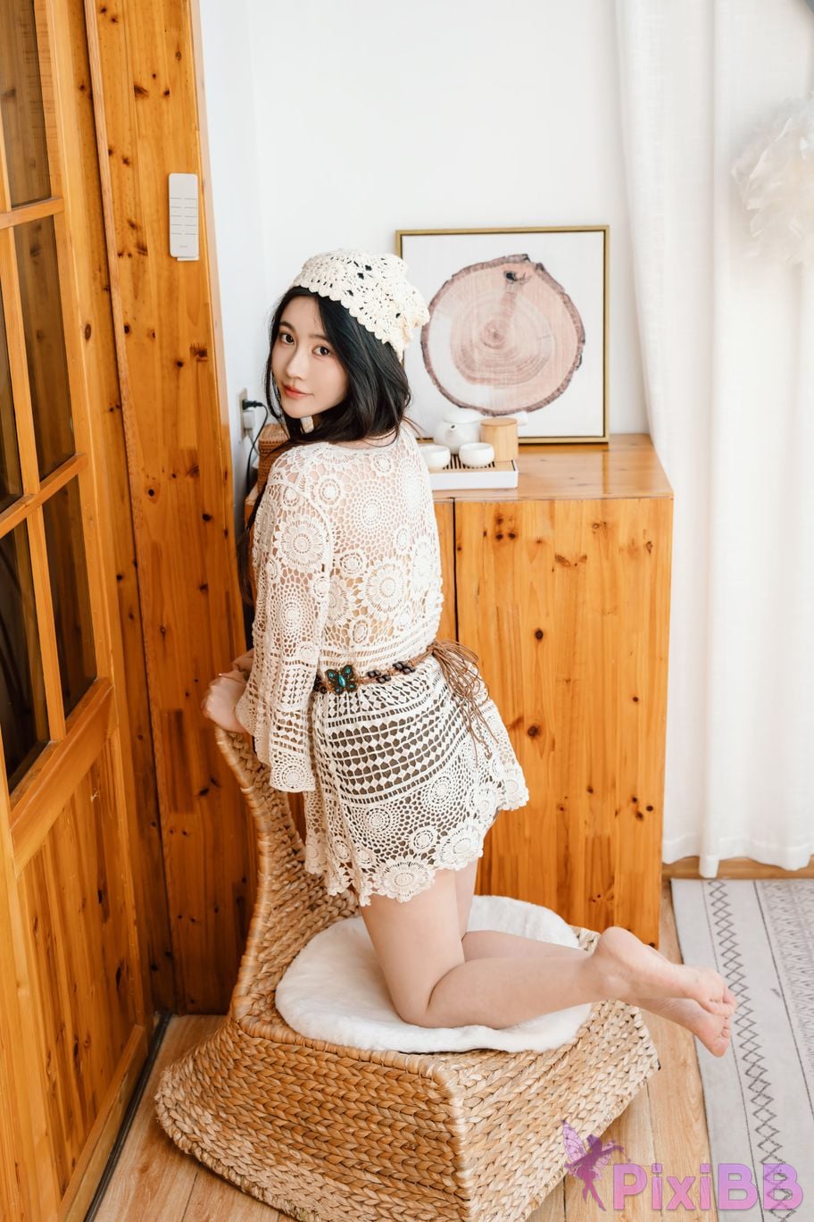 Cosplayer every year Nnian hibiscus flower PixiBB.COM 009