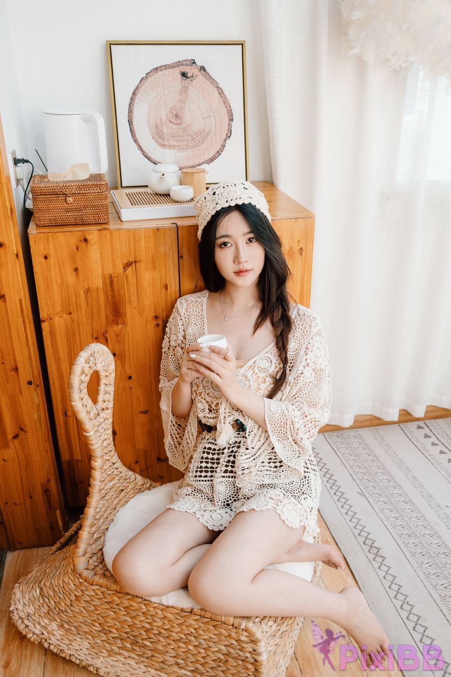 Cosplayer every year Nnian hibiscus flower PixiBB.COM 013