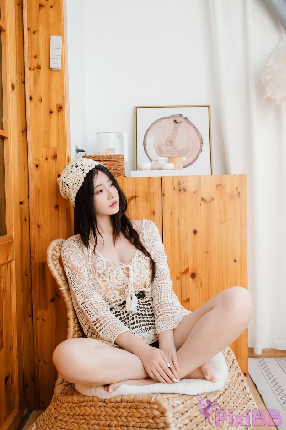 Cosplayer every year Nnian hibiscus flower PixiBB.COM 018