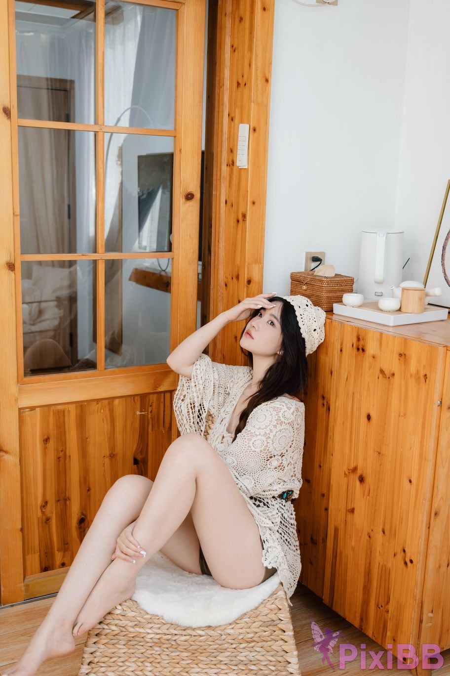 Cosplayer every year Nnian hibiscus flower PixiBB.COM 024