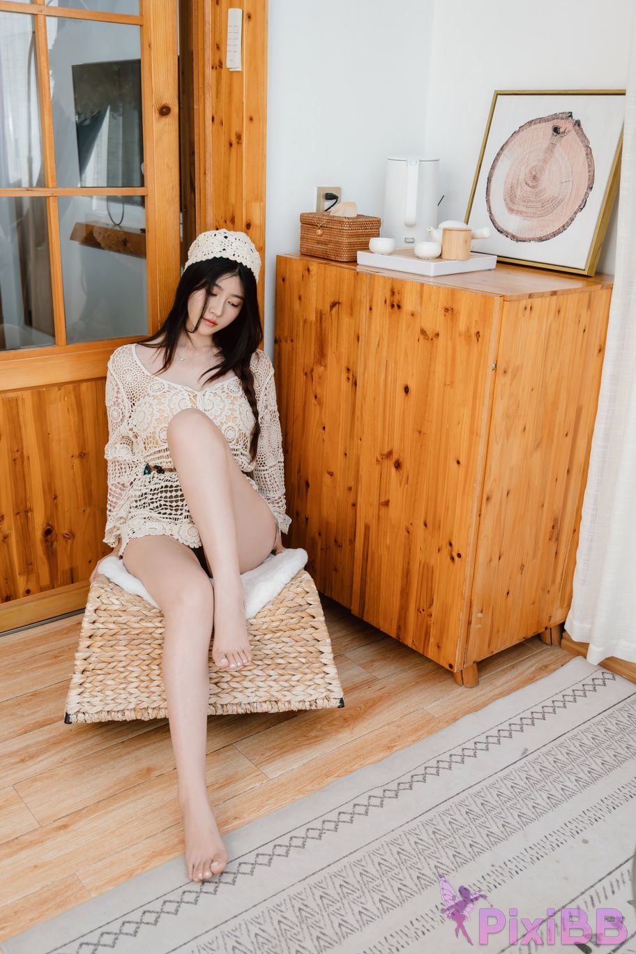 Cosplayer every year Nnian hibiscus flower PixiBB.COM 025