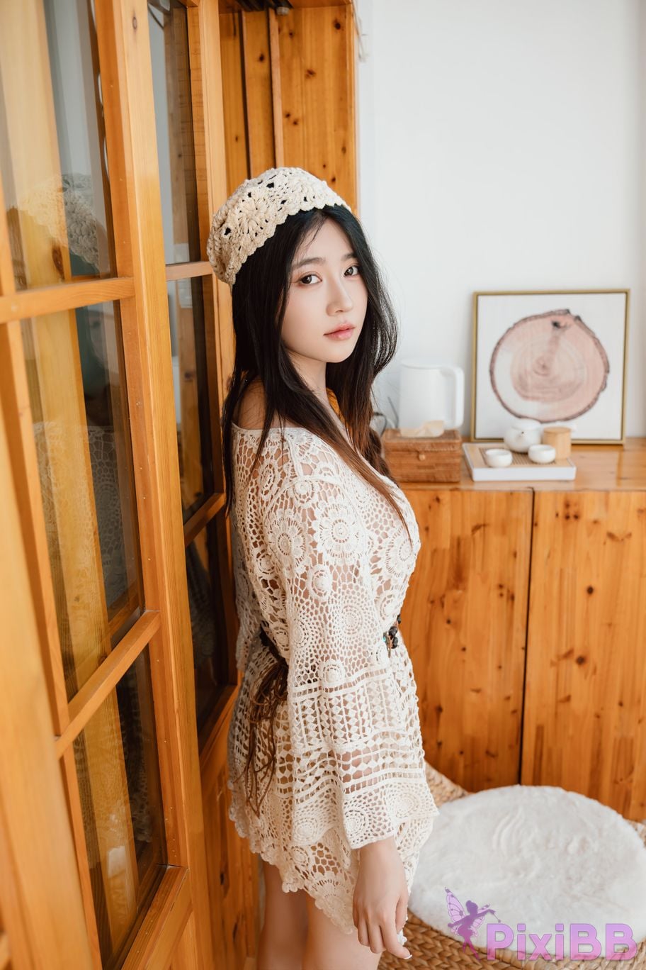 Cosplayer every year Nnian hibiscus flower PixiBB.COM 026