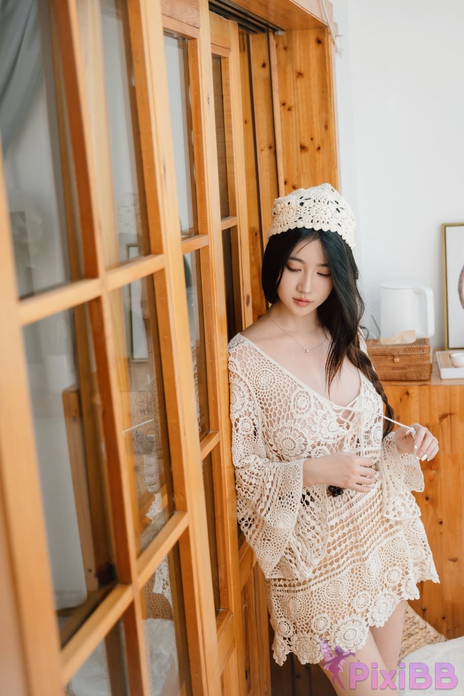 Cosplayer every year Nnian hibiscus flower PixiBB.COM 027