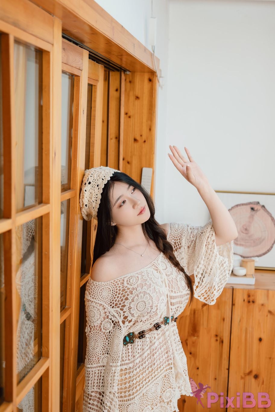 Cosplayer every year Nnian hibiscus flower PixiBB.COM 029