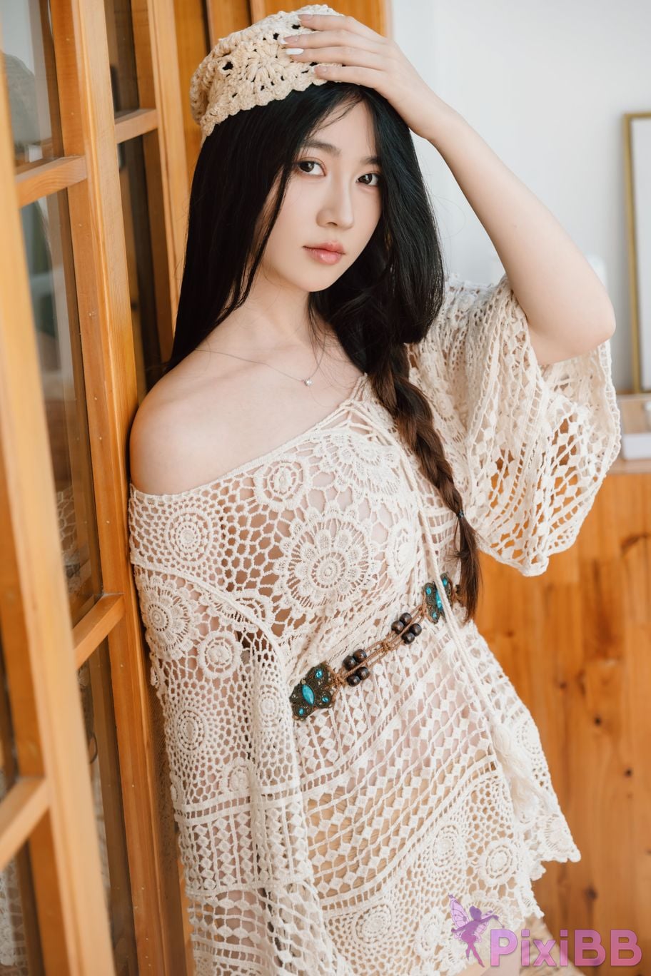 Cosplayer every year Nnian hibiscus flower PixiBB.COM 031