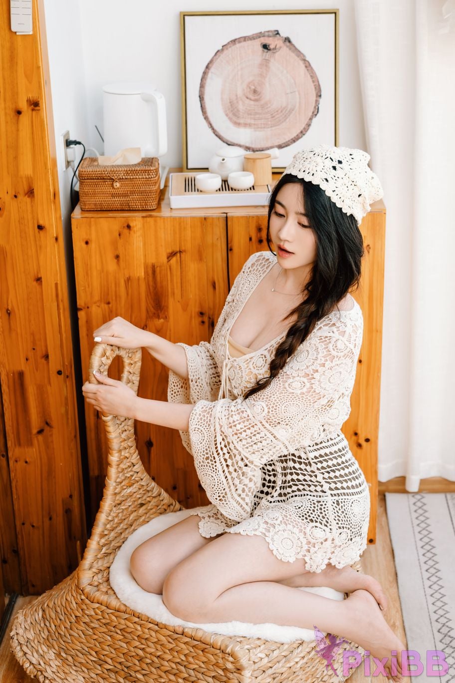 Cosplayer every year Nnian hibiscus flower PixiBB.COM 079