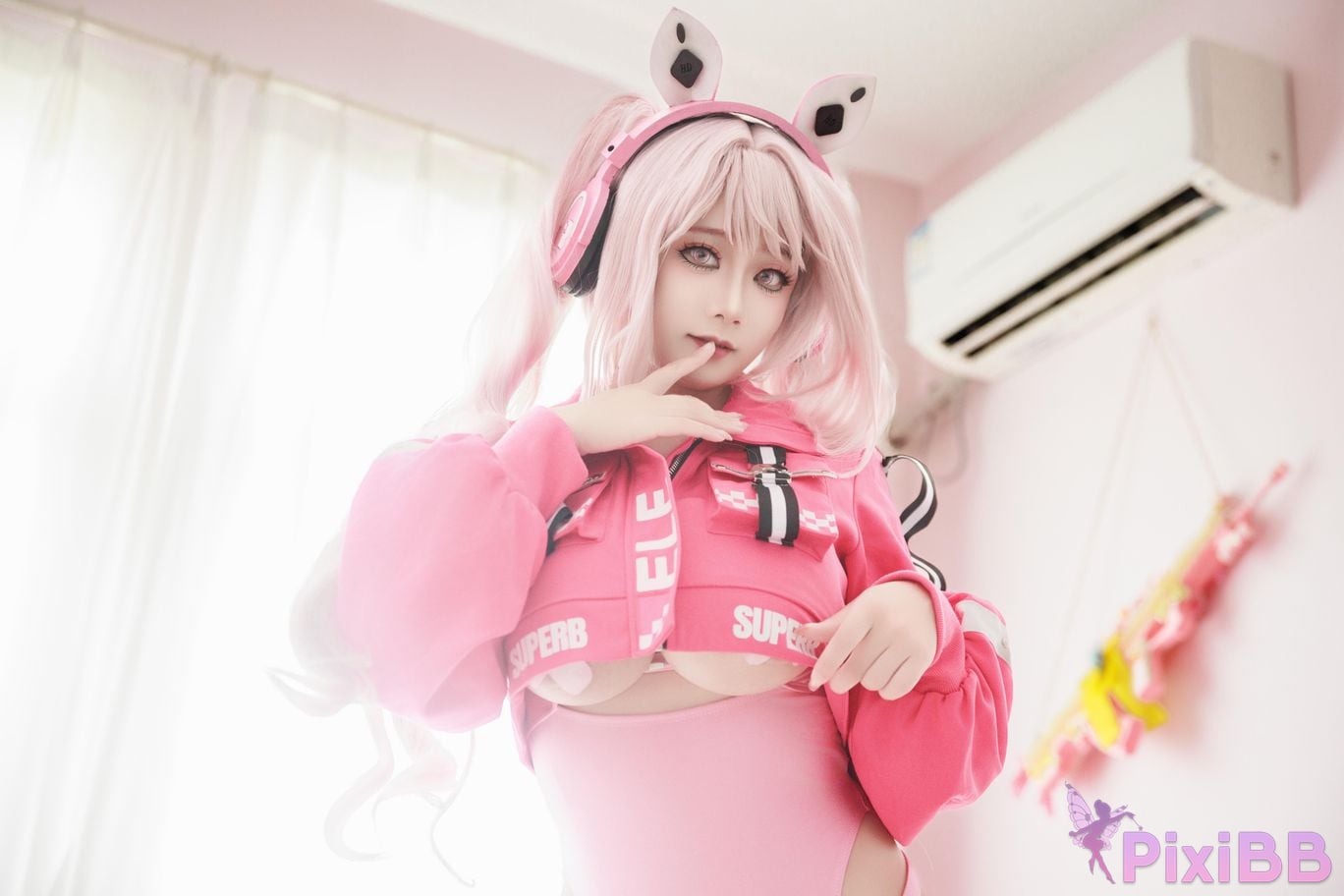 Cosplayer A Xuexue alice swimsuit PixiBB.COM 001