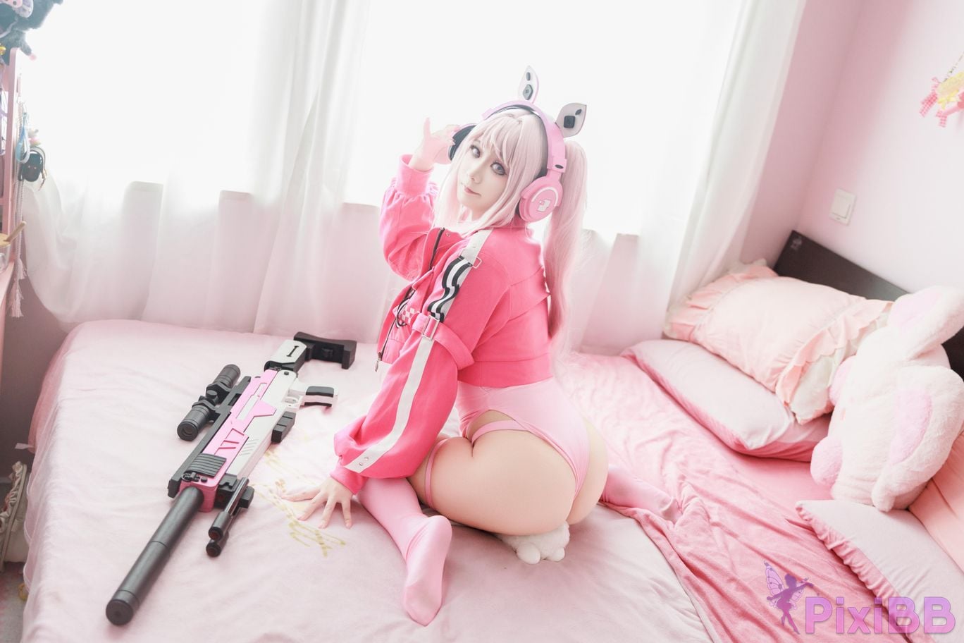 Cosplayer A Xuexue alice swimsuit PixiBB.COM 054