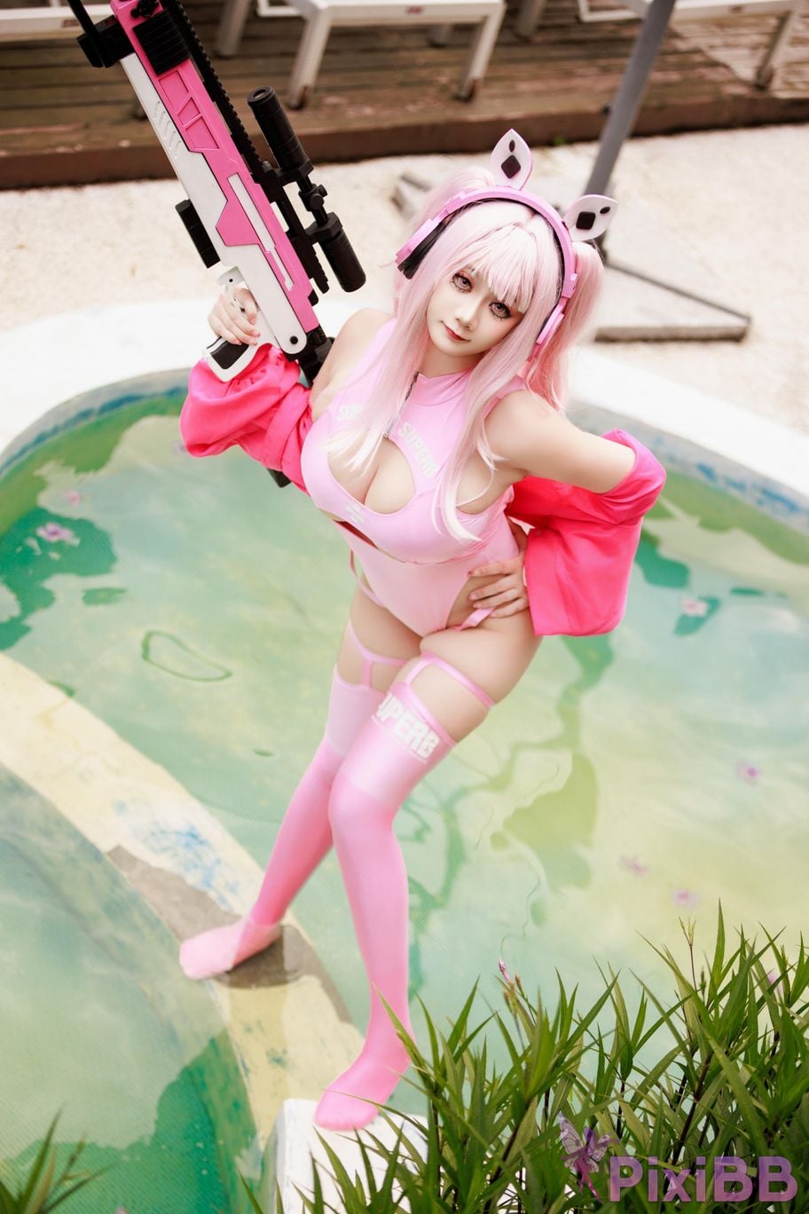 Cosplayer A Xuexue alice swimsuit PixiBB.COM 089