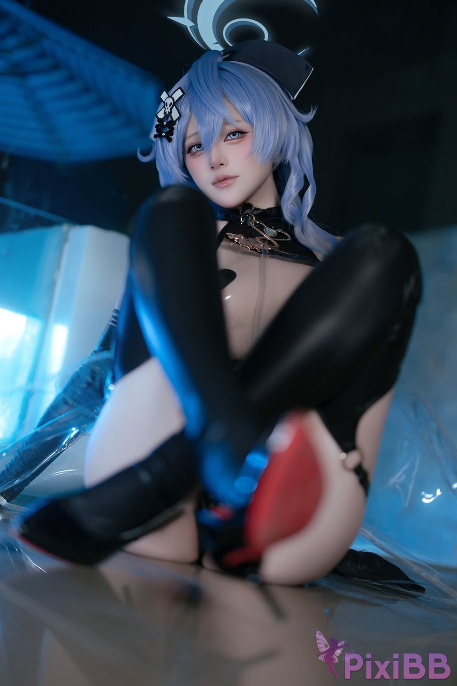 Cosplayer Island fish Yazi fan transparent nurse PixiBB.COM 001.JPG