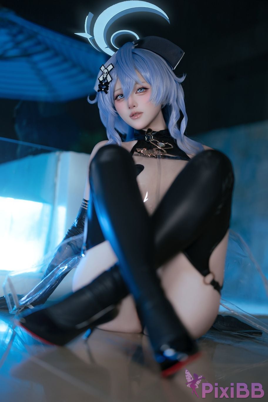 Cosplayer Island fish Yazi fan transparent nurse PixiBB.COM 009