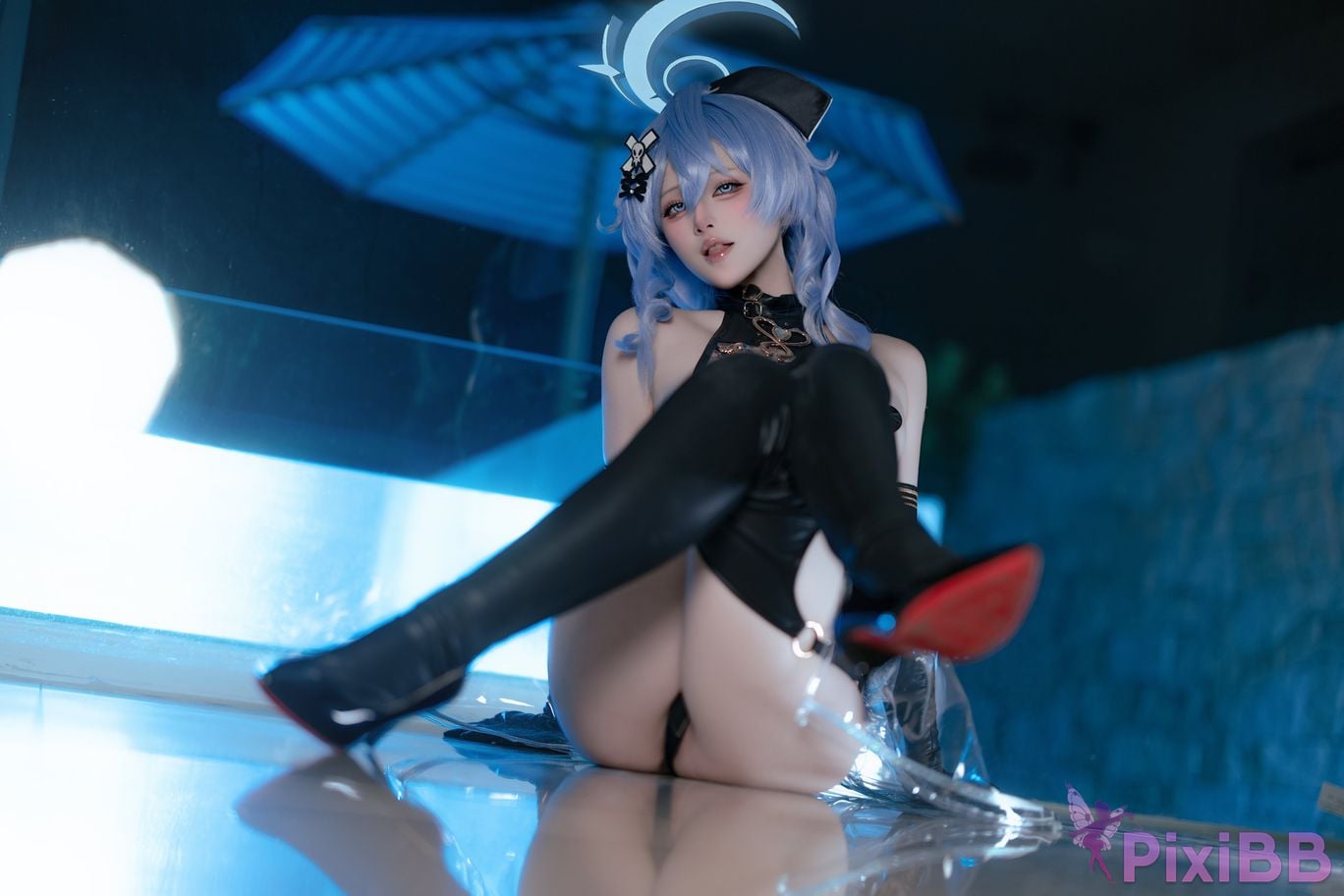 Cosplayer Island fish Yazi fan transparent nurse PixiBB.COM 015