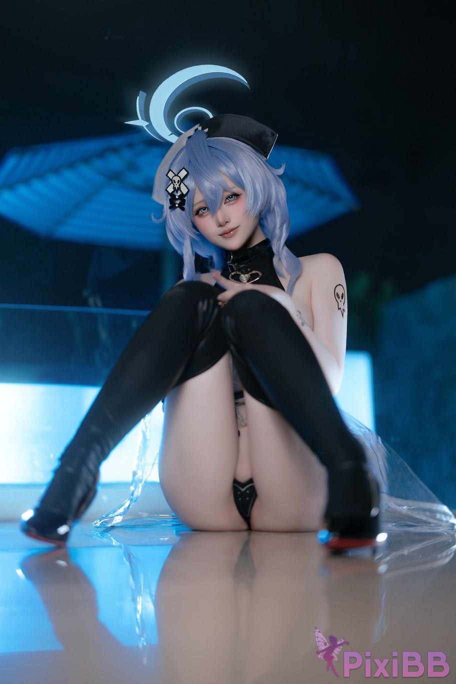 Cosplayer Island fish Yazi fan transparent nurse PixiBB.COM 016