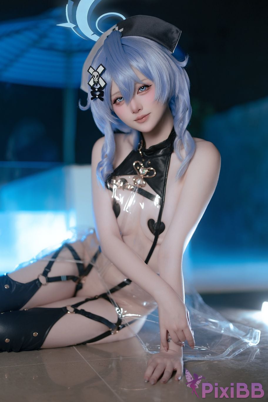 Cosplayer Island fish Yazi fan transparent nurse PixiBB.COM 020