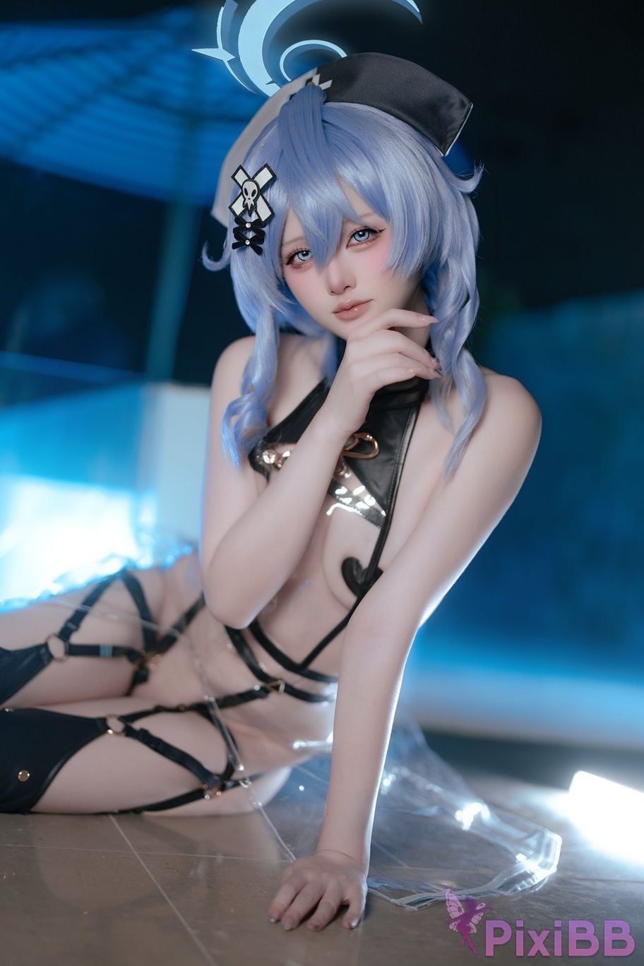 Cosplayer Island fish Yazi fan transparent nurse PixiBB.COM 021