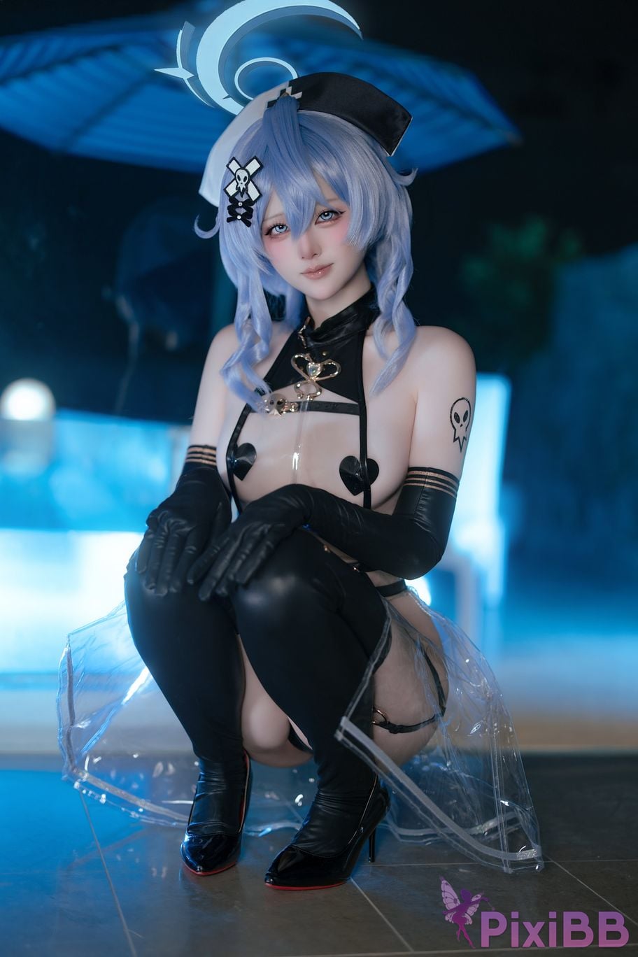 Cosplayer Island fish Yazi fan transparent nurse PixiBB.COM 029