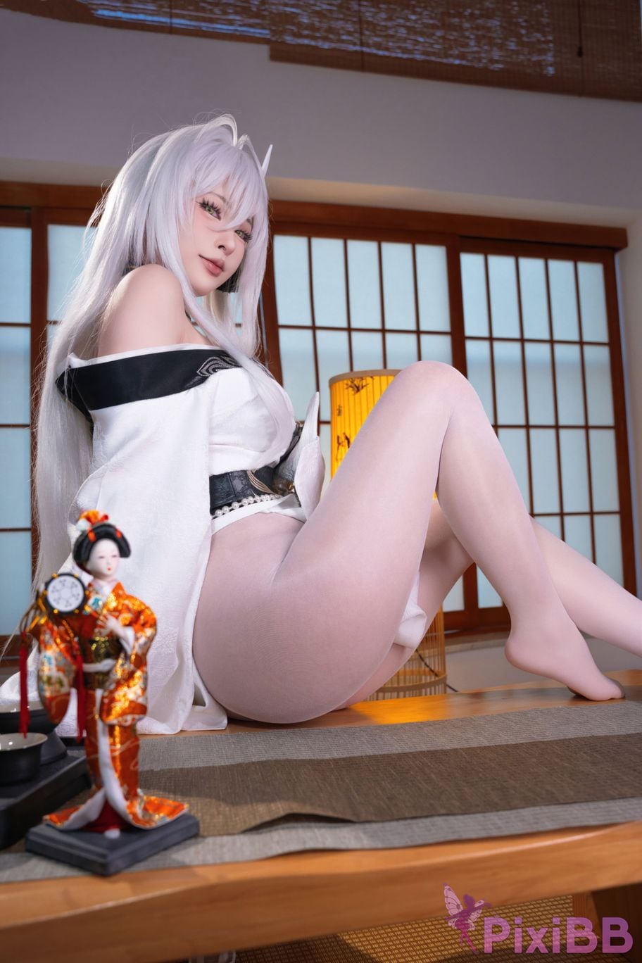 Cosplayer Yuno Shimizu azur lane Hakuho Kimono PixiBB.COM 006