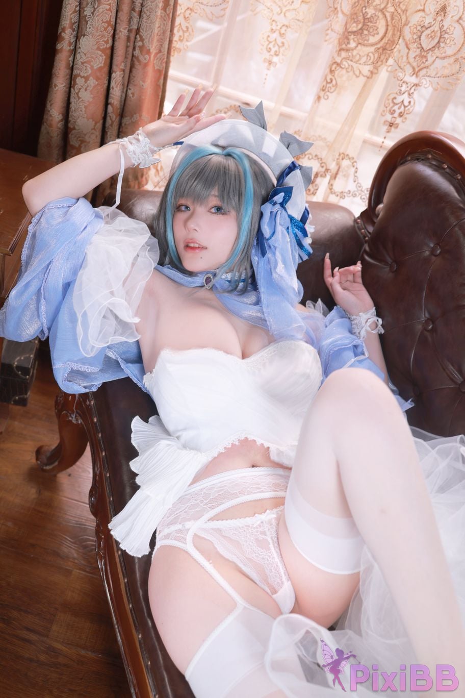 Cosplay cheese block wii Cheshire dress PixiBB.COM 017