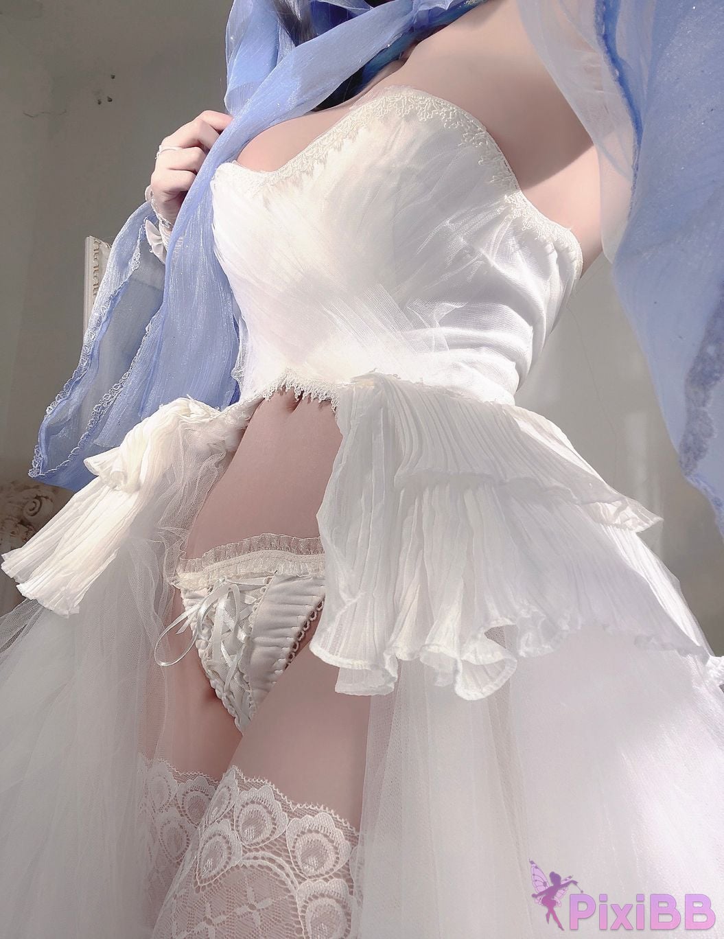 Cosplay cheese block wii Cheshire dress PixiBB.COM 051