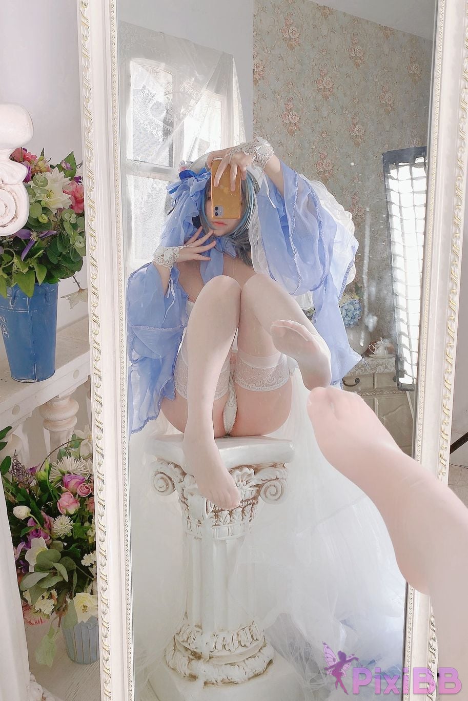 Cosplay cheese block wii Cheshire dress PixiBB.COM 054