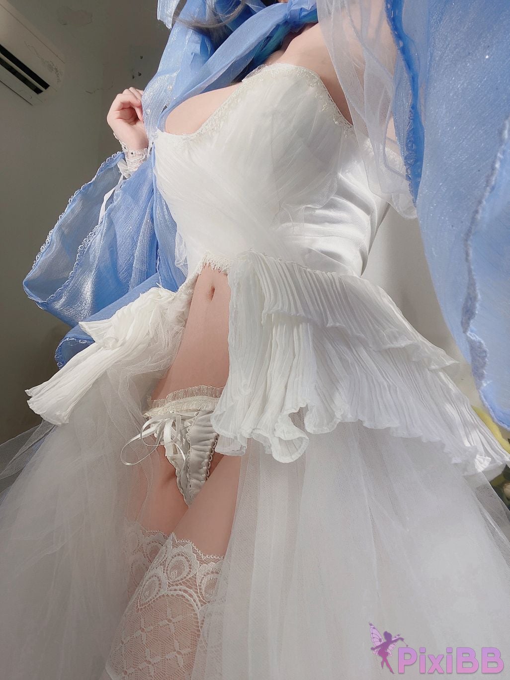 Cosplay cheese block wii Cheshire dress PixiBB.COM 063