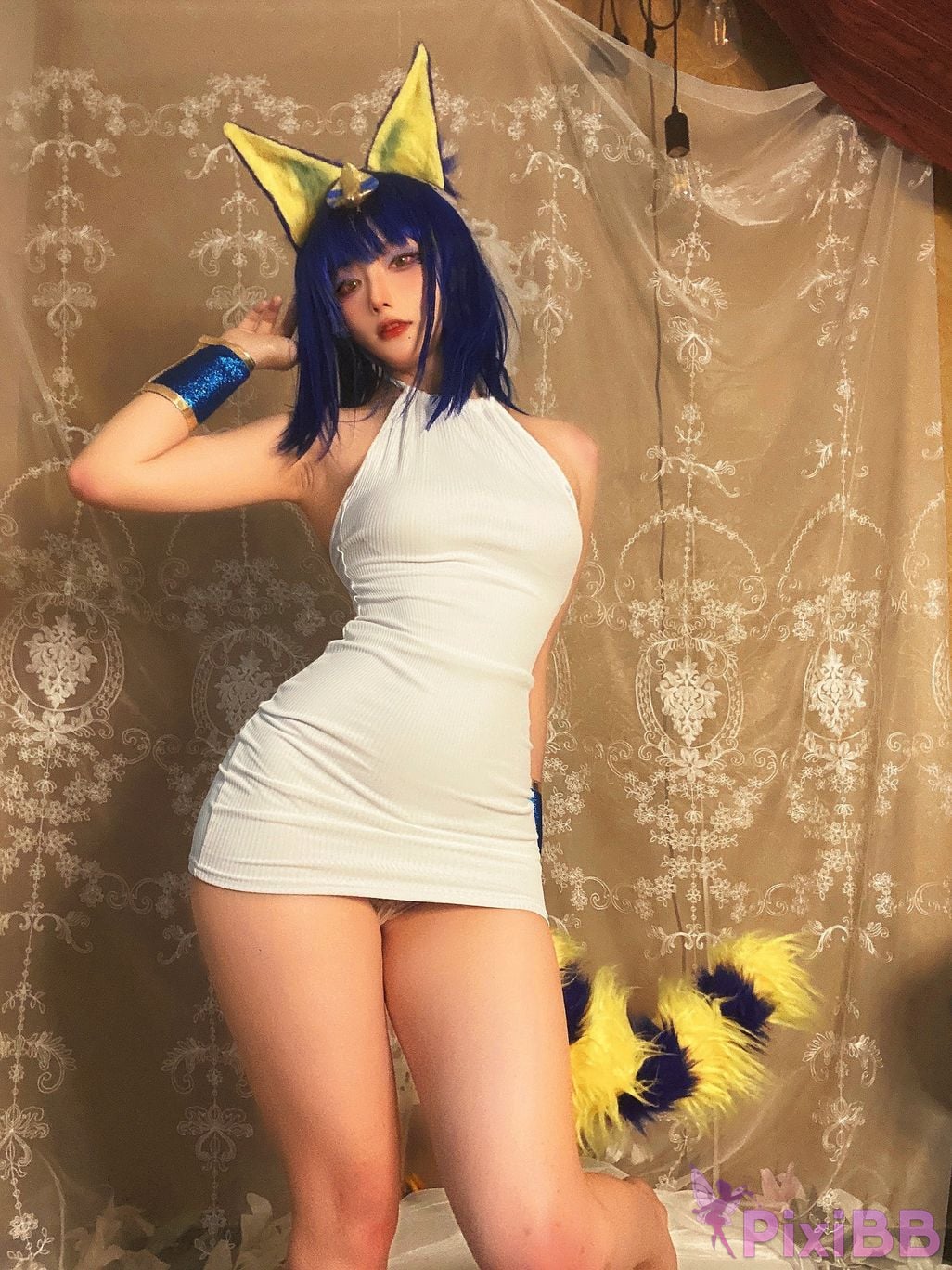 Cosplay cheese block wii Egyptian cat PixiBB.COM 019