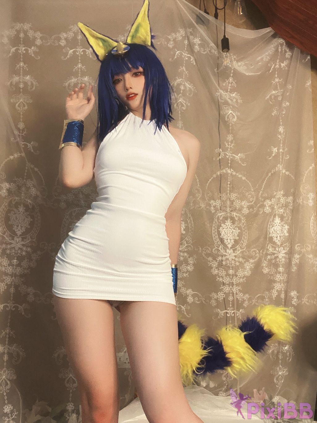 Cosplay cheese block wii Egyptian cat PixiBB.COM 046