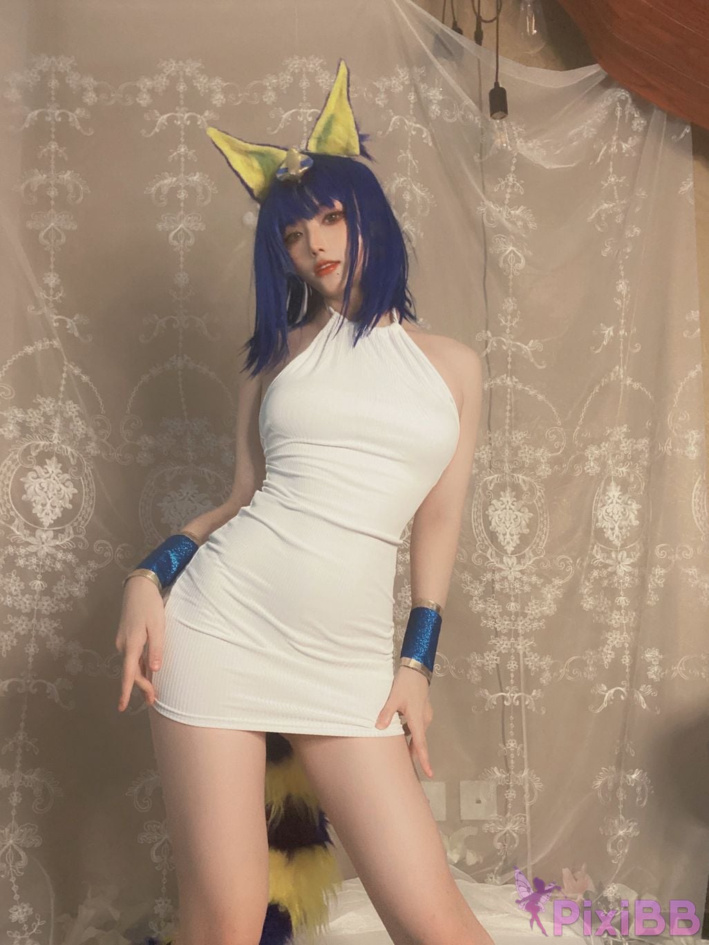 Cosplay cheese block wii Egyptian cat PixiBB.COM 047