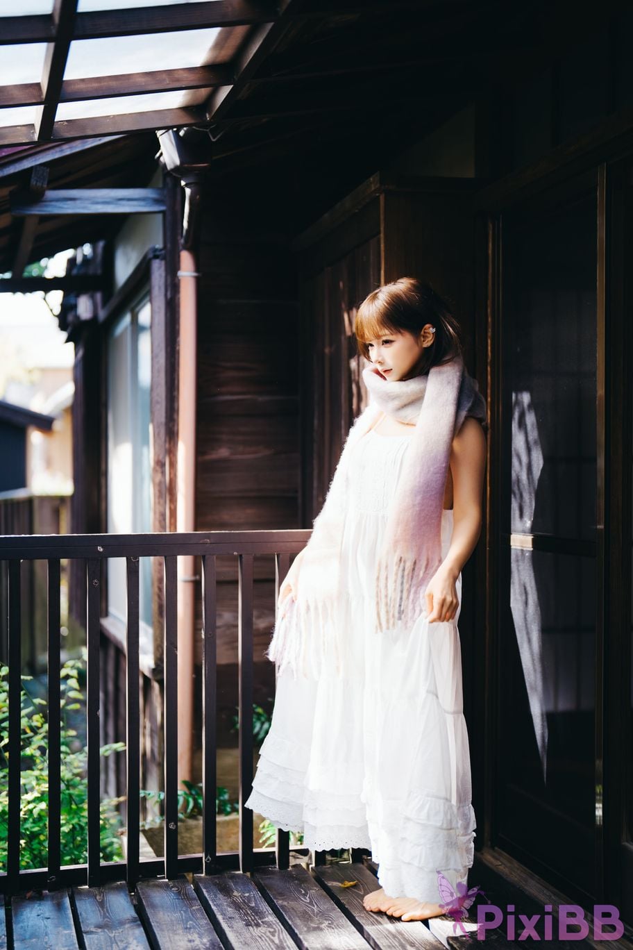 Cosplayer Stupid Momo chunmomo winter day PixiBB.COM 001