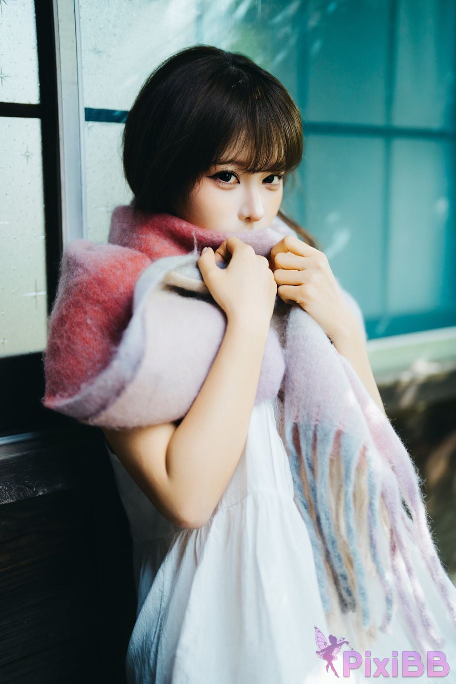 Cosplayer Stupid Momo chunmomo winter day PixiBB.COM 006