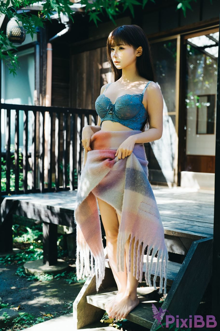 Cosplayer Stupid Momo chunmomo winter day PixiBB.COM 009