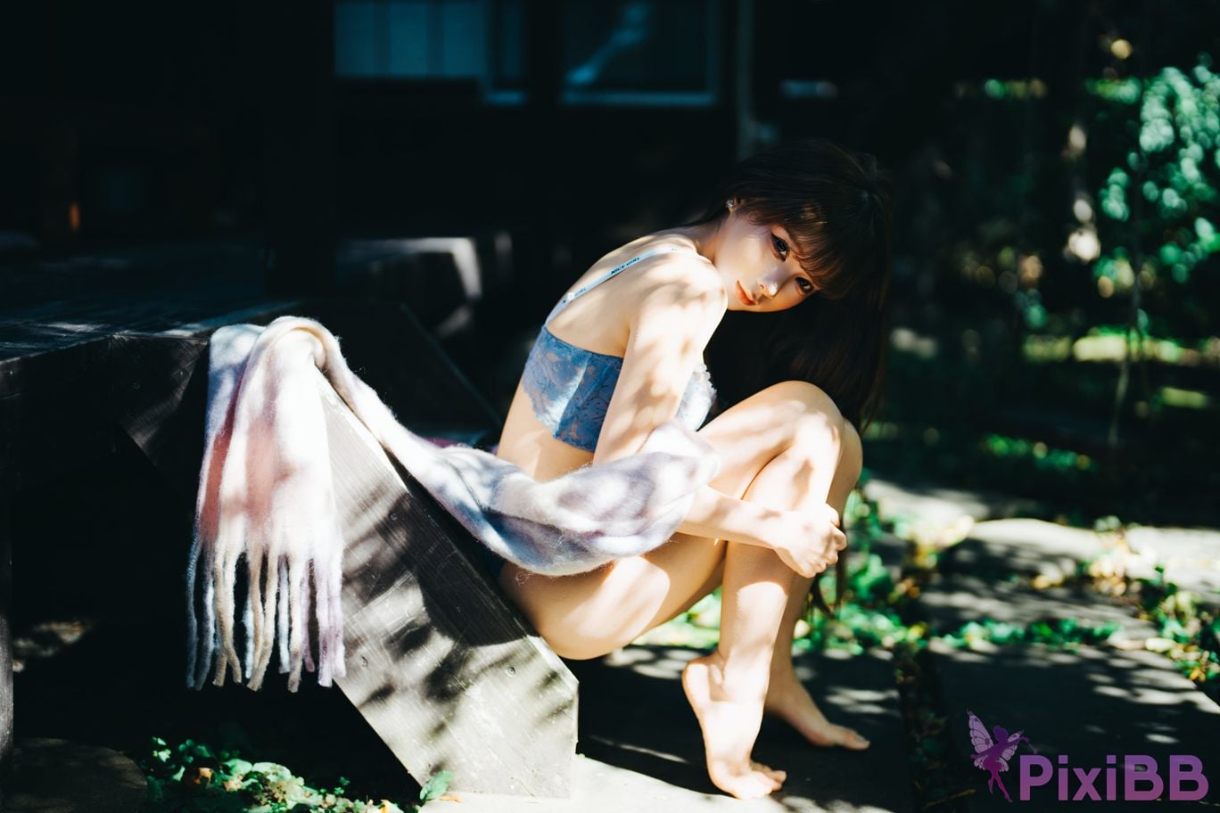 Cosplayer Stupid Momo chunmomo winter day PixiBB.COM 016