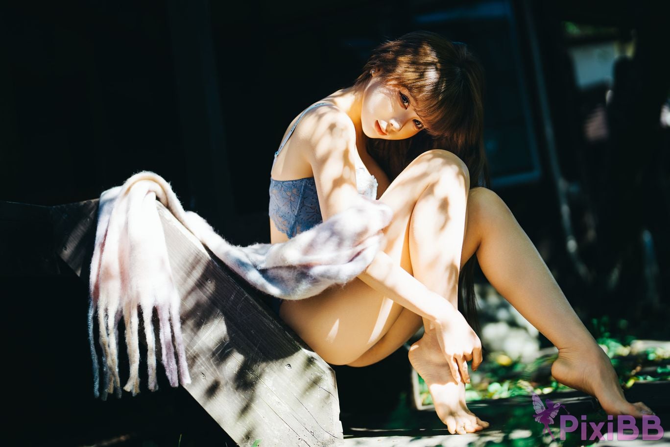 Cosplayer Stupid Momo chunmomo winter day PixiBB.COM 017