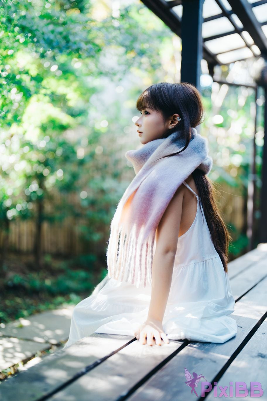 Cosplayer Stupid Momo chunmomo winter day PixiBB.COM 027