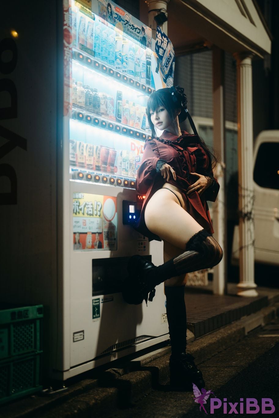 Cosplay Cunmomo Night PixiBB.COM 005