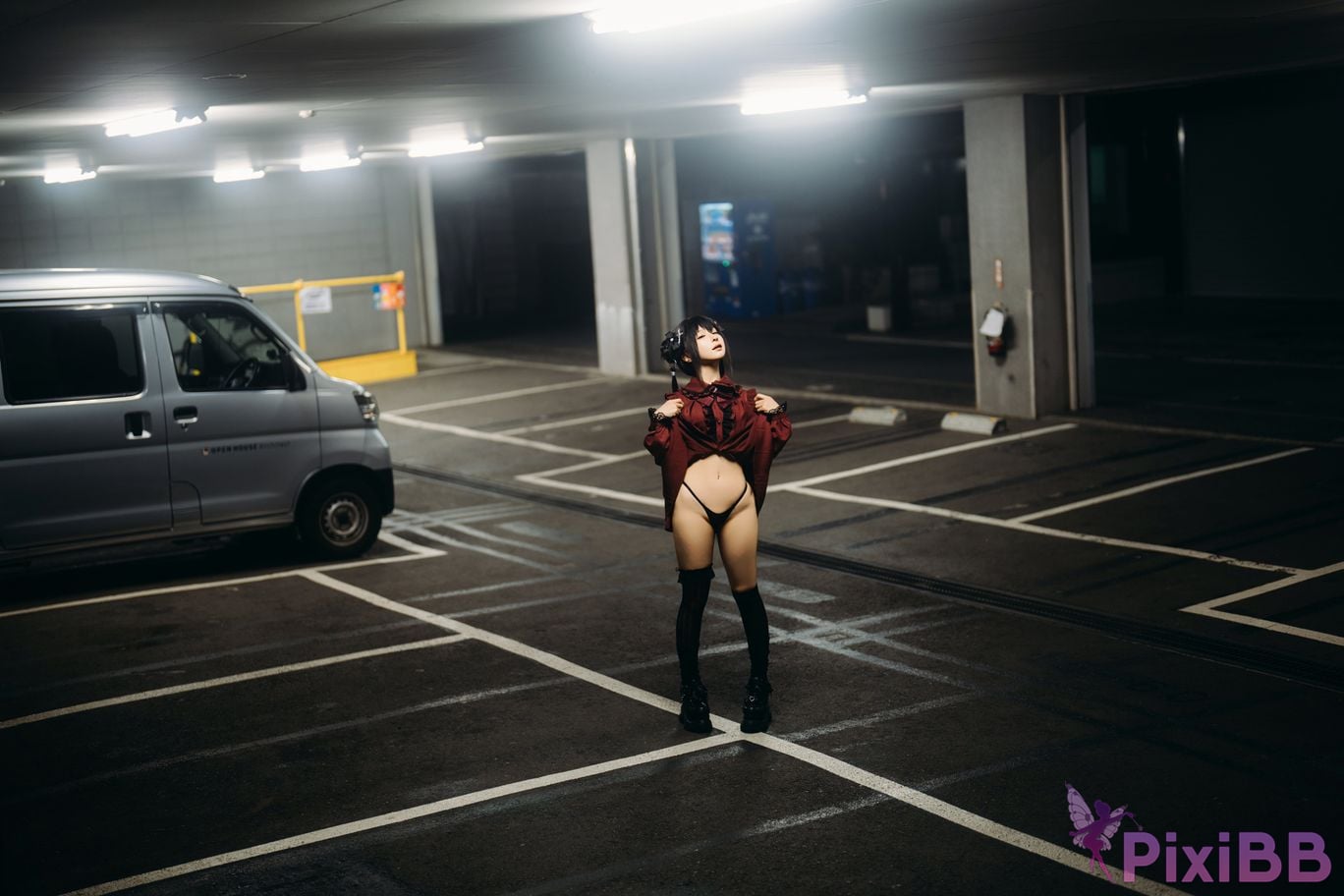 Cosplay Cunmomo Night PixiBB.COM 010