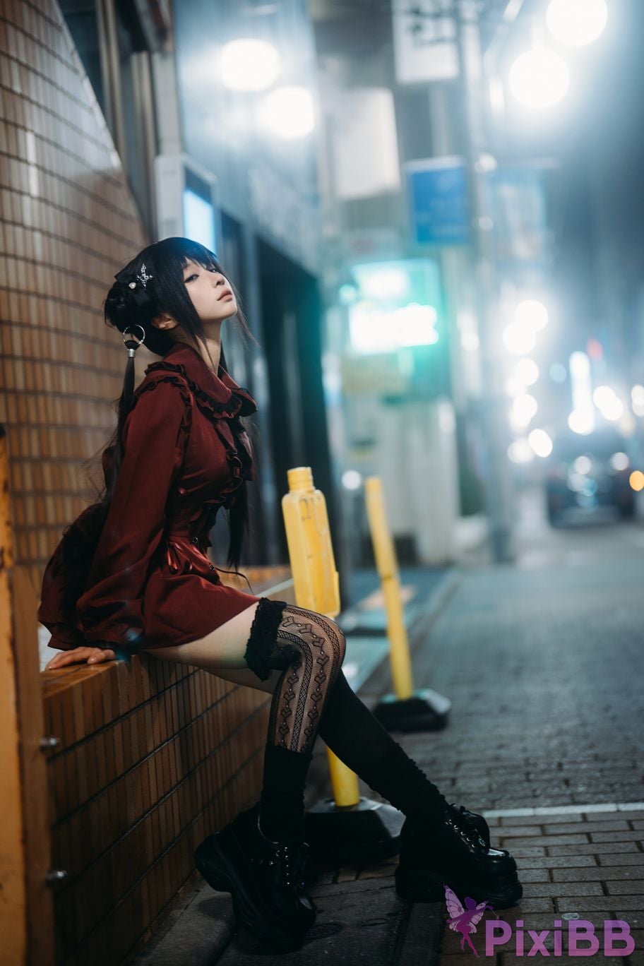 Cosplay Cunmomo Night PixiBB.COM 026