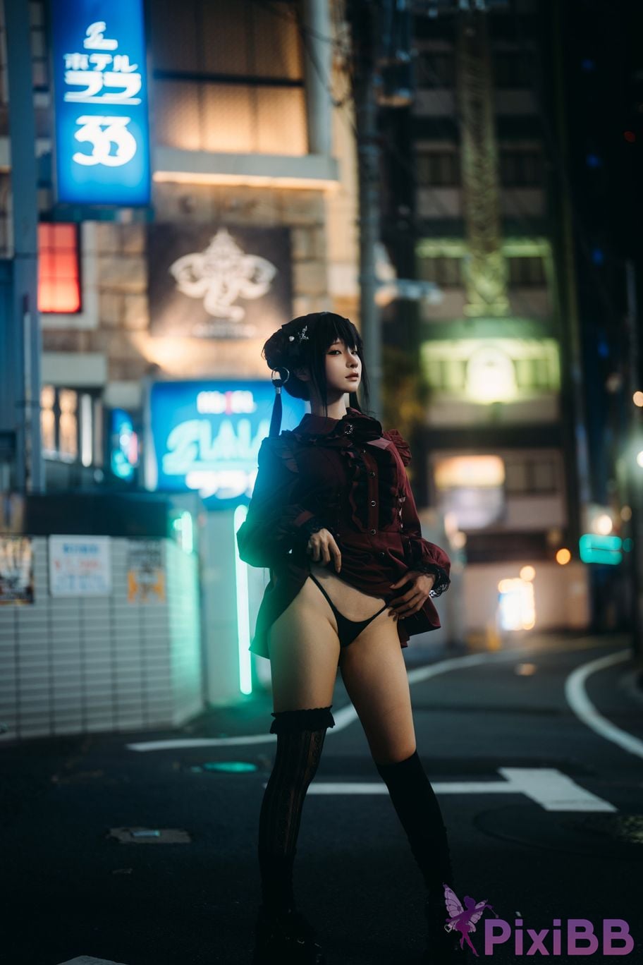 Cosplay Cunmomo Night PixiBB.COM 029