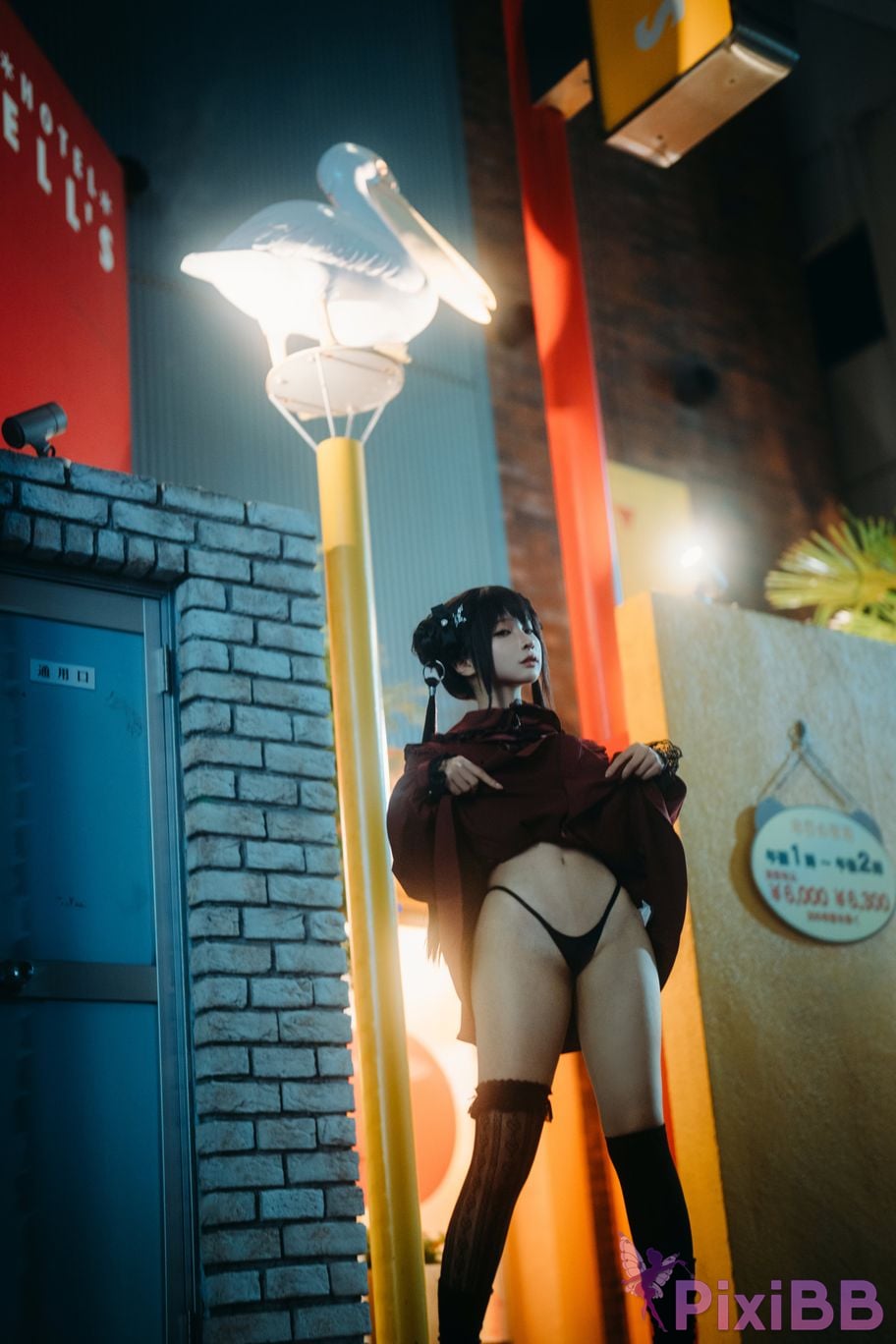Cosplay Cunmomo Night PixiBB.COM 030