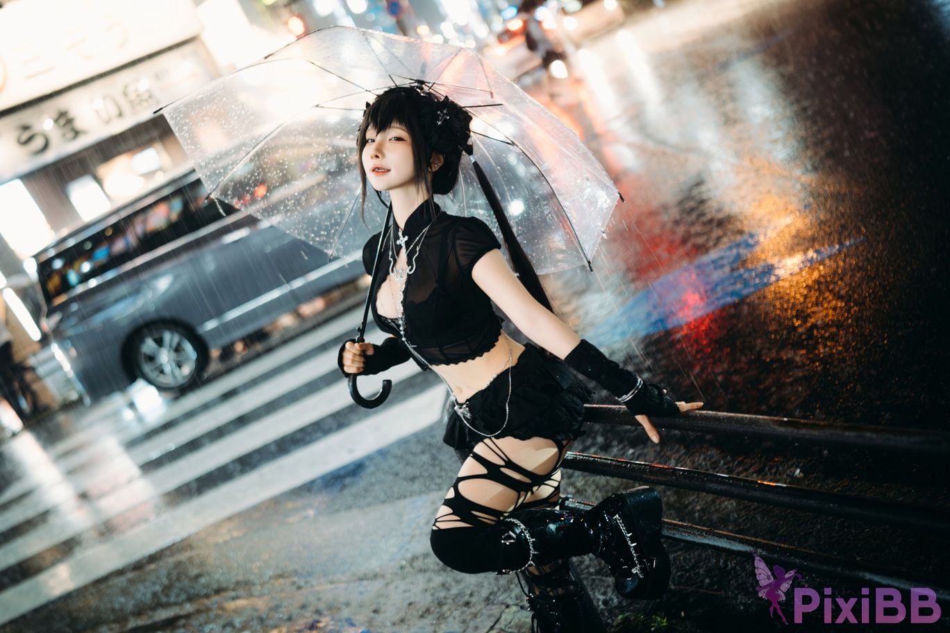 Cosplay Cunmomo Night PixiBB.COM 036