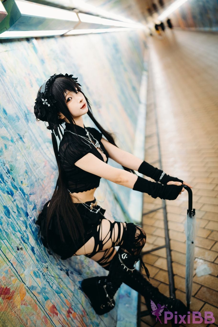 Cosplay Cunmomo Night PixiBB.COM 052