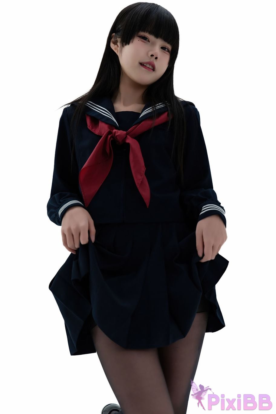 Cosplayer Shimizu Nagi Juniors uniform PixiBB.COM 007