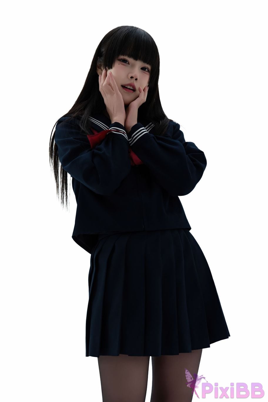 Cosplayer Shimizu Nagi Juniors uniform PixiBB.COM 008