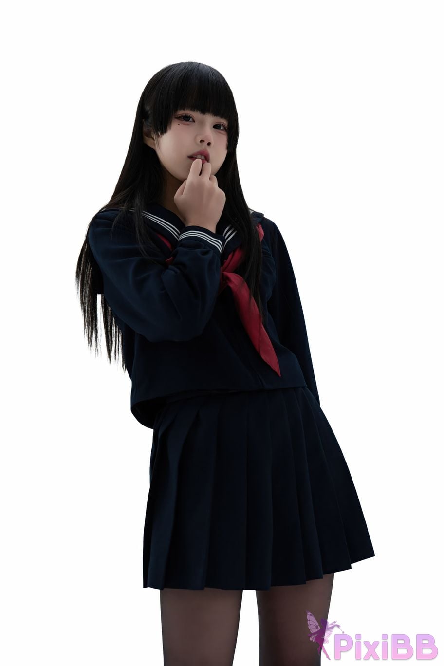 Cosplayer Shimizu Nagi Juniors uniform PixiBB.COM 009