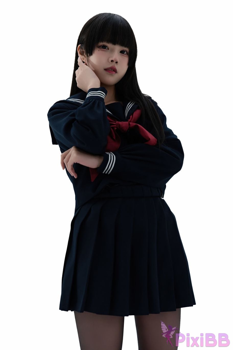 Cosplayer Shimizu Nagi Juniors uniform PixiBB.COM 010