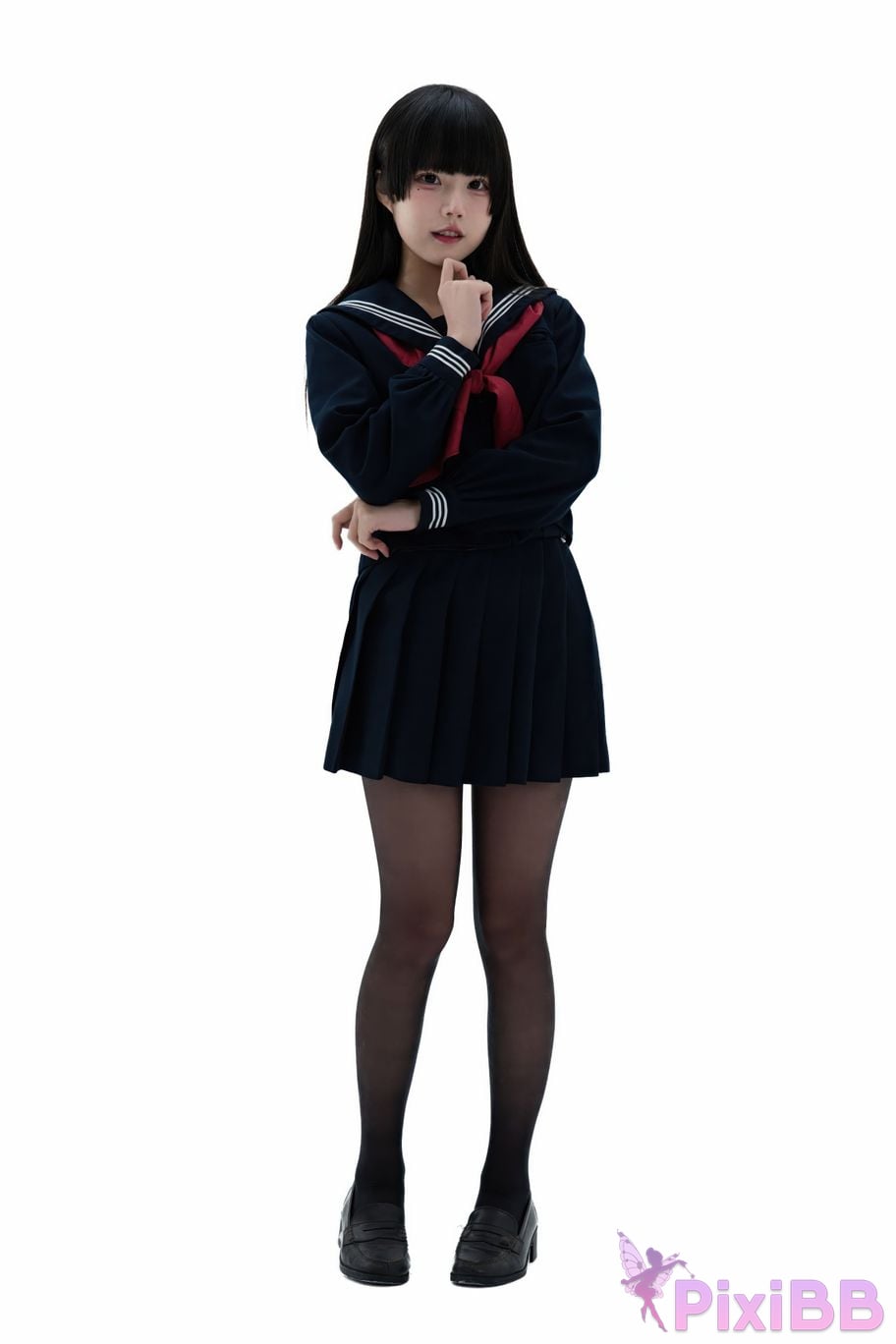 Cosplayer Shimizu Nagi Juniors uniform PixiBB.COM 012
