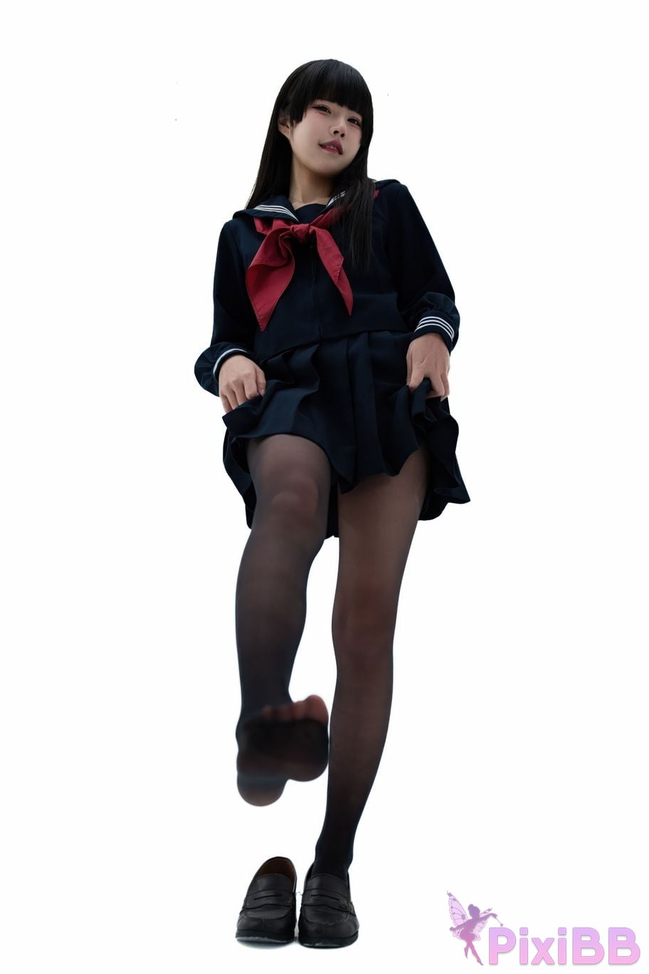 Cosplayer Shimizu Nagi Juniors uniform PixiBB.COM 016