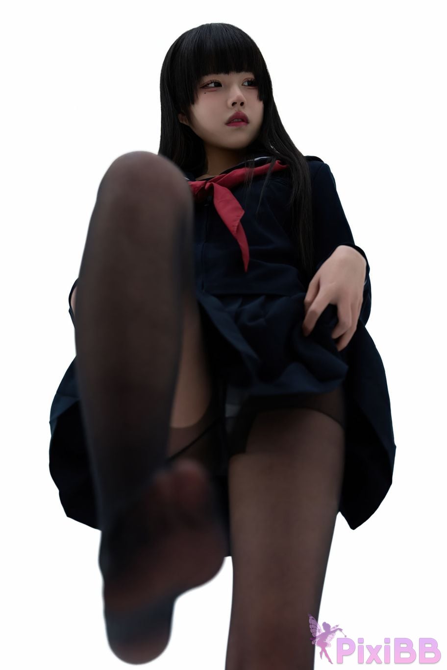 Cosplayer Shimizu Nagi Juniors uniform PixiBB.COM 017